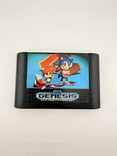 Sonic the Hedgehog 2 Sega Genesis 1992 Cartridge Only - Free Shipping!