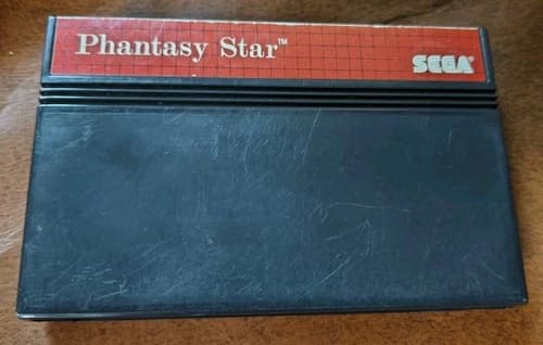 Phantasy Star Sega Master System Cart Only Cleaned Tested Authentic Saves