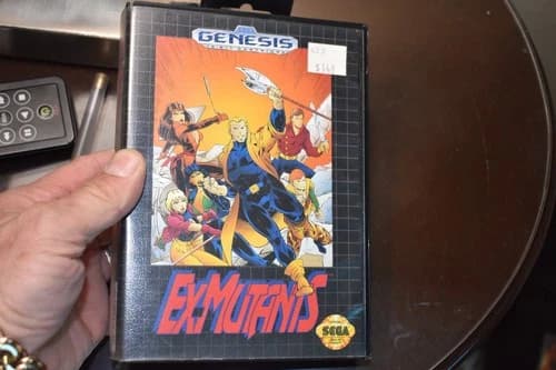 Ex-Mutants Sega Genesis Authentic Cartridge