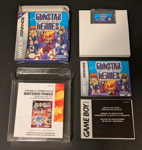 Gunstar Super Heroes (Nintendo Game Boy Advance GBA) 100% Complete CIB Authentic