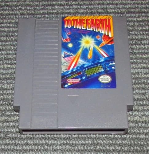 To The Earth for Nintendo NES Authentic Fast Free Shipping