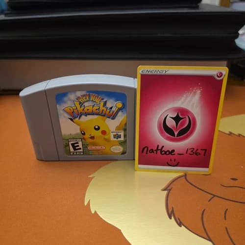 Hey You, Pikachu Nintendo 64 (N64) Authentic, Tested Working, Cart Only (No Mic)