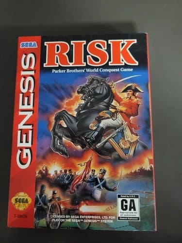 Risk (Sega Genesis, 1994) Complete In Box, NICE