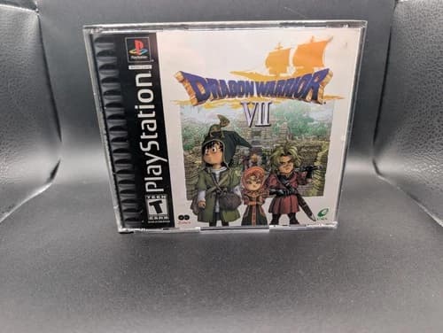 Dragon Warrior VII 7 (Sony PlayStation 1, 2001) Complete PS1