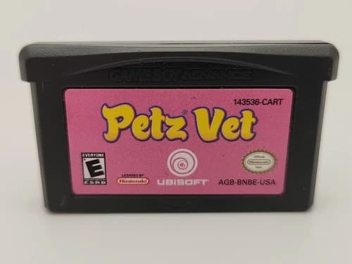 Petz Vet Nintendo GameBoy Advance GBA ~ Works Great! Fast Shipping! Authentic!