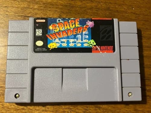 Space Invaders (Super Nintendo, 1992) SNES Cartridge Only - Authentic - Tested
