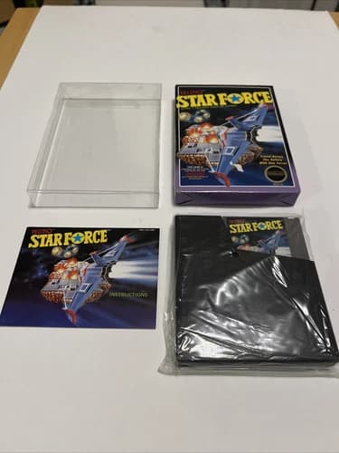 Star Force (Nintendo NES) CIB Complete Great Shape! Fast Free Shipping!