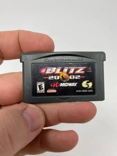NFL Blitz 2002 Game Boy Advance GBA Authentic Tested Works Cart Only