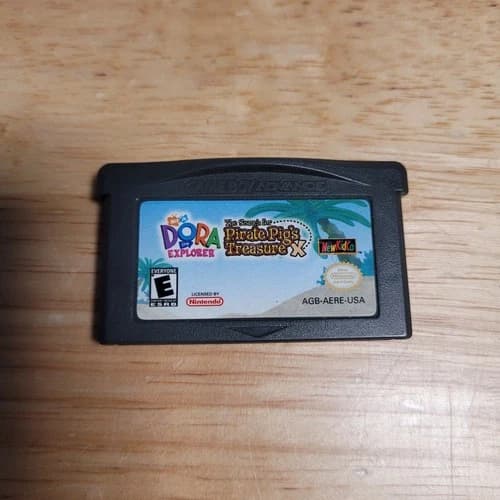Dora the Explorer Search for Pirate Pigs Treasure GBA Nintendo Gameboy Ad Tested