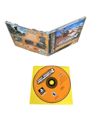 Sony PlayStation 1 PS1 CIB COMPLETE TESTED Tony Hawk's Pro Skater 4 BL