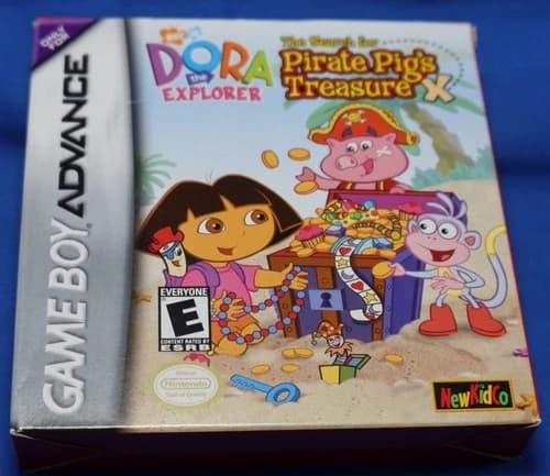 Dora The Explorer Pirate Pig's Treasure (Nintendo Game Boy Advance) ~ CIB
