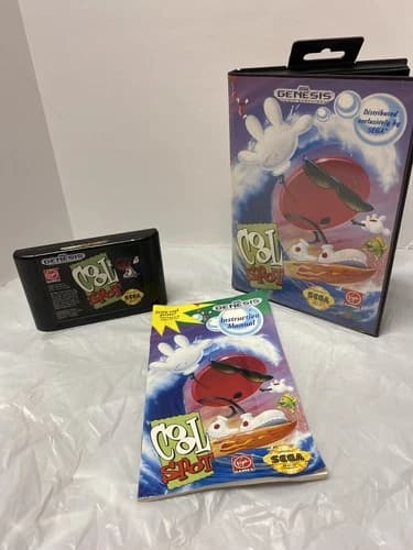 Cool Spot (Sega Genesis, 1993) Authentic Complete w/Manual