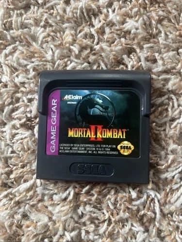 Mortal Kombat II (Sega Game Gear, 1994) Game Cartridge Only