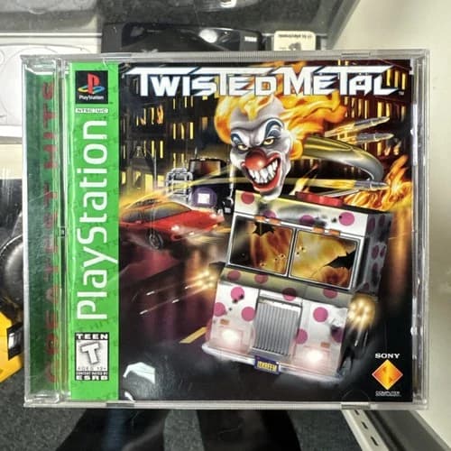 TWISTED METAL Greatest Hits PS1 PlayStation Sony Complete Tested & Works