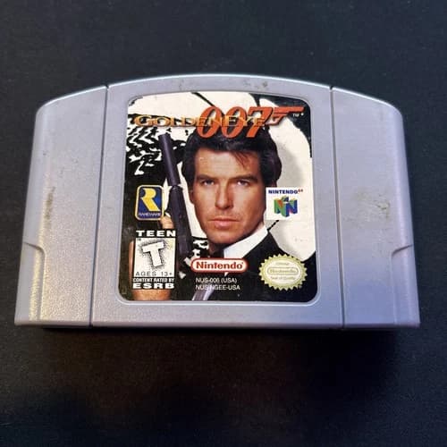 GoldenEye 007 (Nintendo 64, 1997) N64 - Cartridge Only - Authentic Tested