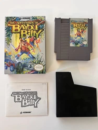 Adventures Of Bayou Billy Nintendo NES (1989) Complete In Box CIB
