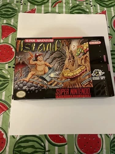 Super Adventure Island SNES Super Nintendo Game CIB Complete