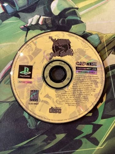 X-Men vs. Street Fighter (PlayStation 1, 1998) Disc Only
