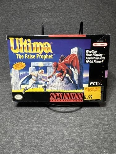 Ultima: The False Prophet Super Nintendo Entertainment System SNES 24