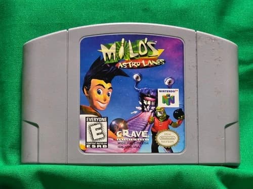 Nintendo 64 Milo’s Astro Lanes N64 Cartridge Tested
