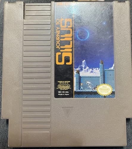 Journey to Silius Nintendo NES Game Cartridge Only Loose Tested Authentic USA