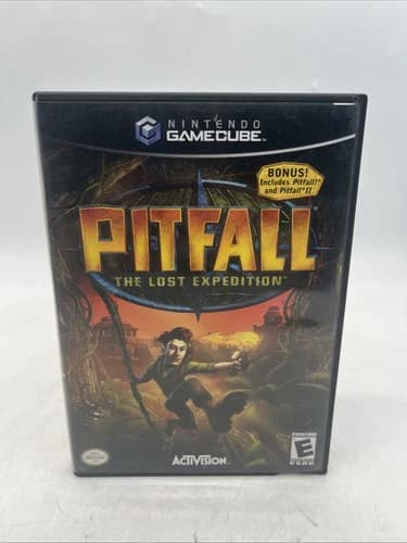 Activision Pitfall The Lost Expedition Nintendo GameCube Game Disc and Case CIB