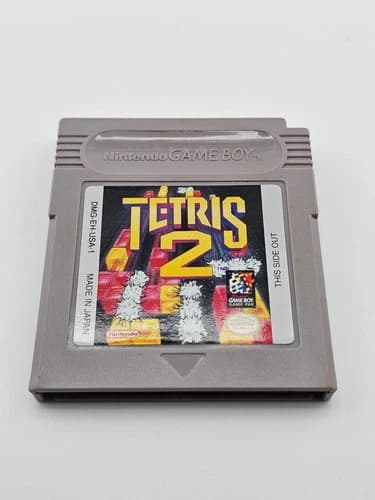 Nintendo Gameboy Tetris 2 Cartridge Only Cleaned & Tested