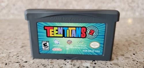 Teen Titans 2 Two II Nintendo Game Boy Advance SP GBA Cartridge TESTED AUTHENTIC