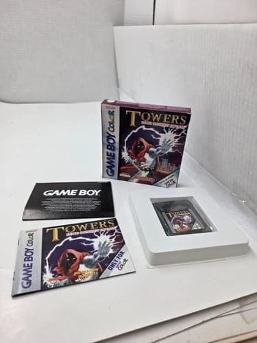 Towers Lord Baniff's Deceit RPG Game for Gameboy Color Complete never used #A20