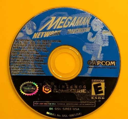 Mega Man Network Transmission (GameCube, 2003) Disc Only
