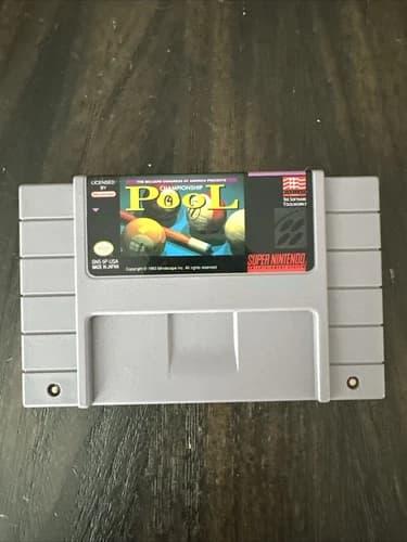 Super Nintendo SNES Game Only Championship Pool