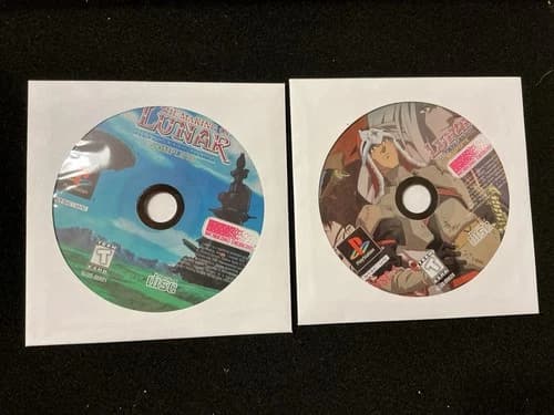 Lunar Silver Star Story Complete, 2 Discs Only PlayStation 1 PS1 WORKING