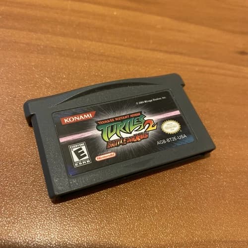 TMNT Teenage Mutant Ninja Turtles 2: Battle Nexus-Gameboy Advance GBA- Cart Only