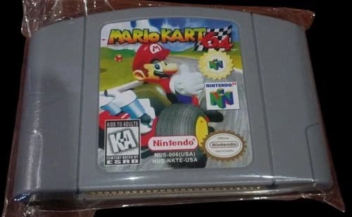 Mario Kart 64 (Nintendo N64, 1997) - NUS-006