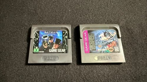 Batman Game Gear Games | Batman Returns and Batman Forever for Game Gear