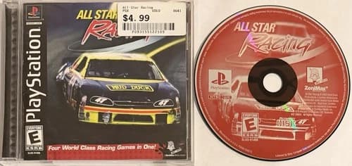 All Star Racing (Sony PlayStation 1, PS1) COMPLETE!! | CIB | M1496