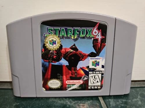 Star Fox 64 N64 Nintendo 64 Vintage Authentic Free Shipping Works
