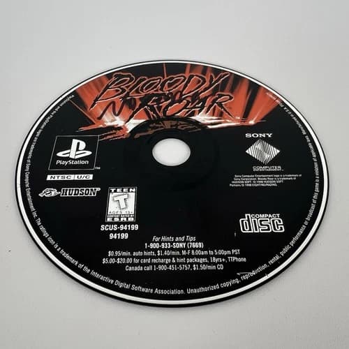 Bloody Roar (Sony PlayStation 1, 1998) PS1 Disc only