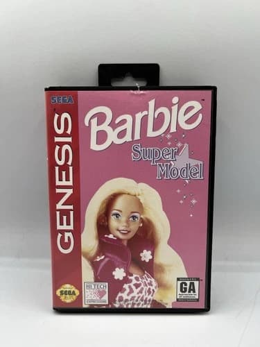 Barbie Super Model Sega Genesis Complete CIB