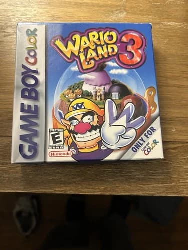 Wario Land 3, (Nintendo Game Boy Color, 2000), GBC, CIB