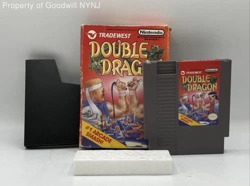 Double Dragon Nintendo Entertainment System NES Tradewest Complete with Box