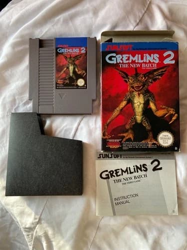 Gremlins 2: New Batch NES 1990 Authentic Complete CIB Manual TESTED Nintendo