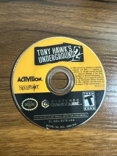 Tony Hawk’s Underground 2 Nintendo GameCube Disc Only Tested