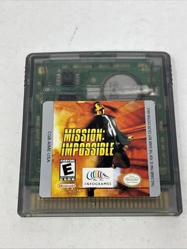 Mission Impossible Nintendo Game Boy Color - Authentic Tested & Working!