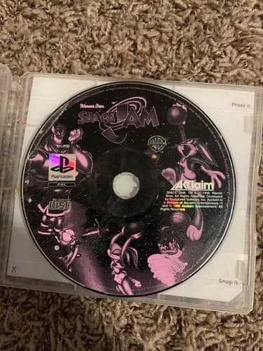 Space Jam 1996 Sony Playstation PS1 LOOSE DISC ONLY Video Game