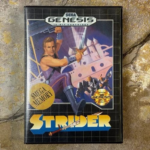 Strider CIB - Sega Genesis **TESTED, SEE DESC**