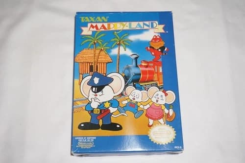 Mappy Land (Nintendo NES) Complete in Box CIB