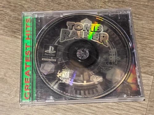 Tomb Raider Playstation 1 PS1 Disc and Artwork Authentic