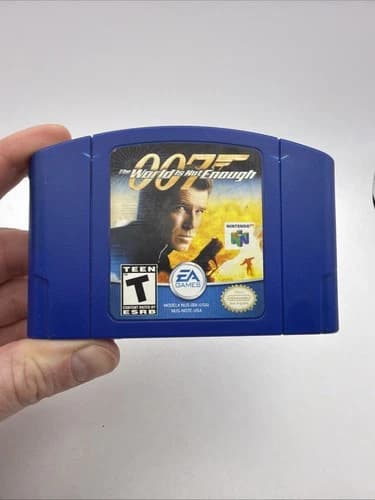 007: The World Is Not Enough (Nintendo 64 N64) Authentic Working READ