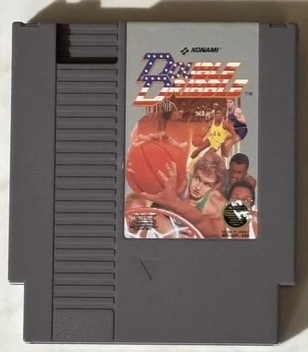Nintendo NES Double Dribble (Cleaned, Tested & Working)